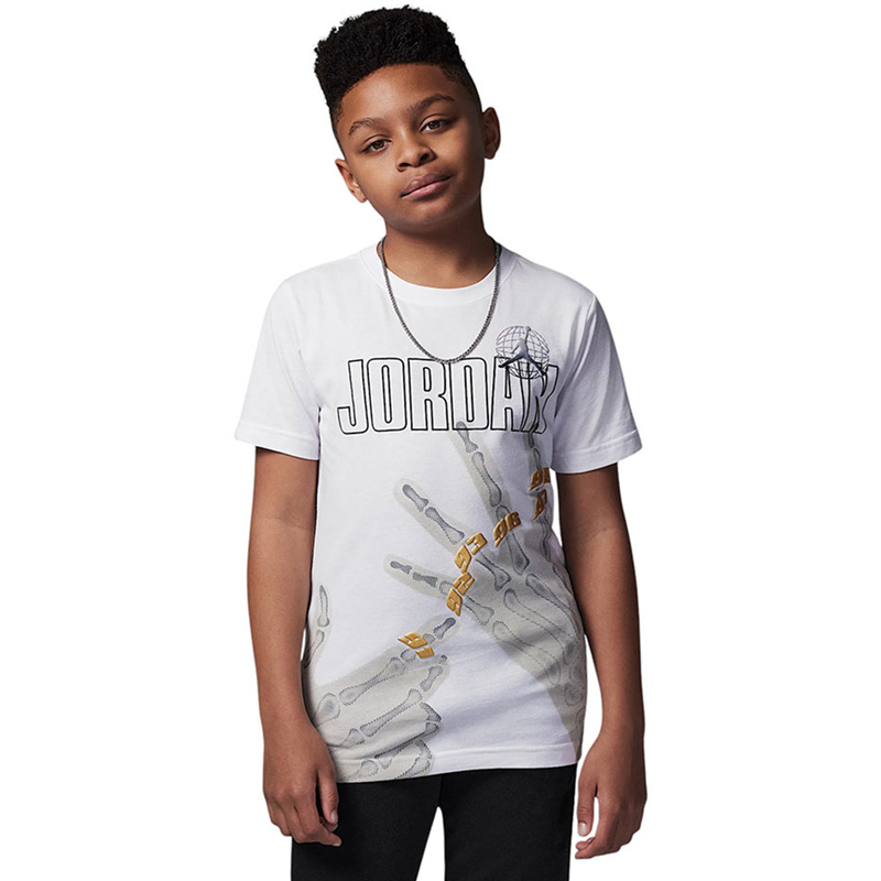 Nike JDB MJ ROADTRIP XRAY SS TEE ΠΑΙΔΙΚΗ ΛΕΥΚΗ ΜΠΛΟΥΖΑ (95D729-001)
