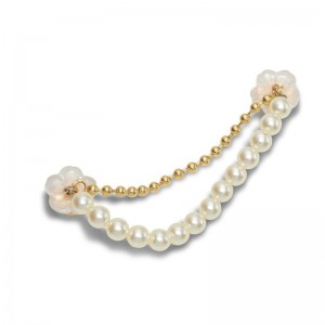 Crocs Jibbitz™ Charms Gold and Silver Pearl Chain (10014677-UNC)ΔΙΑΚΟΣΜΗΤΙΚΑ ΓΙΑ ΣΑΜΠΟ ΧΡΥΣΟ