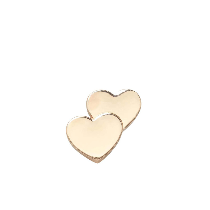 Crocs Jibbitz Gold Double Heart (10009601-UNC)ΔΙΑΚΟΣΜΗΤΙΚΑ ΓΙΑ ΣΑΜΠΟ ΧΡΥΣΟ