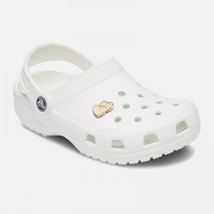 Crocs Jibbitz Gold Double Heart (10009601-UNC)ΔΙΑΚΟΣΜΗΤΙΚΑ ΓΙΑ ΣΑΜΠΟ ΧΡΥΣΟ