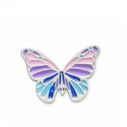 CROCS JIBBITZ MULTI PURPLE BUTTERFLY (10011089-UNC)ΔΙΑΚΟΣΜΗΤΙΚΑ ΓΙΑ ΣΑΜΠΟ ΠΟΛΥΧΡΩΜΑ