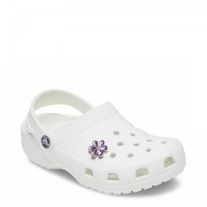 Crocs Jibbitz Purple Blinged Out Daisy (10012296-UNC)ΔΙΑΚΟΣΜΗΤΙΚΑ ΓΙΑ ΣΑΜΠΟ ΜΩΒ