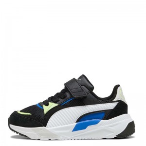 Puma Kids Trinity 2 AC+ PS (401491-08)ΠΑΙΔΙΚΑ ΠΑΠΟΥΤΣΙΑ ΜΑΥΡΟ/ΛΕΥΚΟ/ΜΠΛΕ