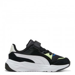 Puma Kids Trinity 2 AC+ PS (401491-08)ΠΑΙΔΙΚΑ ΠΑΠΟΥΤΣΙΑ ΜΑΥΡΟ/ΛΕΥΚΟ/ΜΠΛΕ