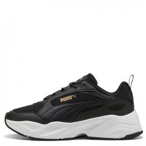 PUMA CASSIA 2.0 WMNS (402676-01)ΓΥΝΑΙΚΕΙΑ ΠΑΠΟΥΤΣΙΑ ΜΑΥΡΟ/ΧΡΥΣΟ