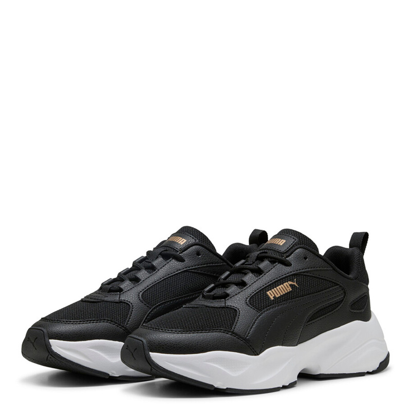 PUMA CASSIA 2.0 WMNS (402676-01)ΓΥΝΑΙΚΕΙΑ ΠΑΠΟΥΤΣΙΑ ΜΑΥΡΟ/ΧΡΥΣΟ
