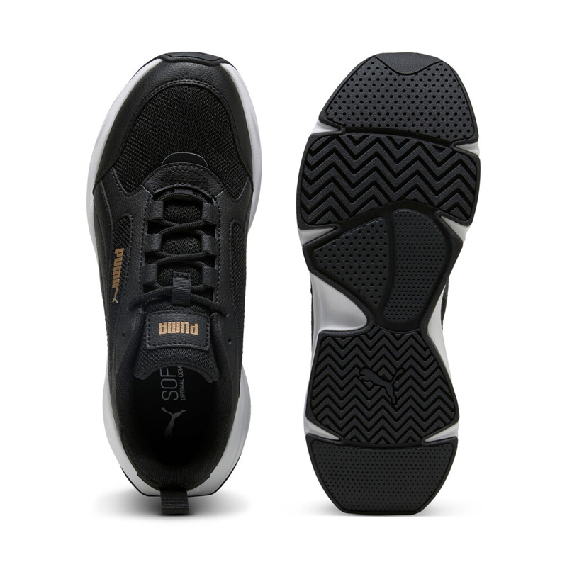 PUMA CASSIA 2.0 WMNS (402676-01)ΓΥΝΑΙΚΕΙΑ ΠΑΠΟΥΤΣΙΑ ΜΑΥΡΟ/ΧΡΥΣΟ