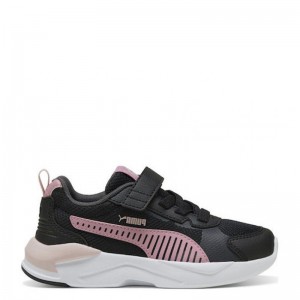 Puma X-Ray 3 LT AC PS (401494-07)ΠΑΙΔΙΚΑ ΠΑΠΟΥΤΣΙΑ Black/Poised Pink