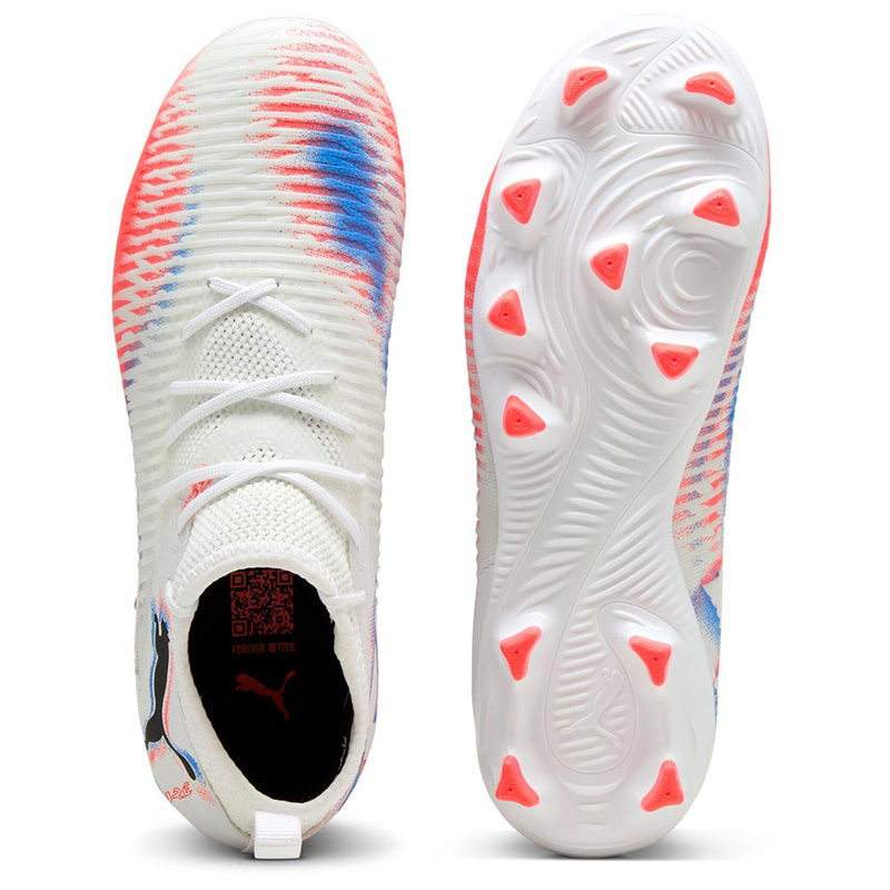 PUMA FUTURE 8 MATCH FG/AG JR (108614-01)Παιδικά Ποδοσφαιρικά Παπούτσια με Τάπες Λευκά