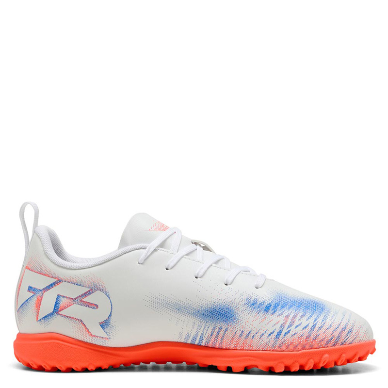 PUMA FUTURE 8 PLAY TT JR (108626-01)Παιδικά Ποδοσφαιρικά Παπούτσια Με Σχαρα Λευκα