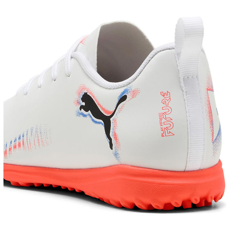 PUMA FUTURE 8 PLAY TT JR (108626-01)Παιδικά Ποδοσφαιρικά Παπούτσια Με Σχαρα Λευκα