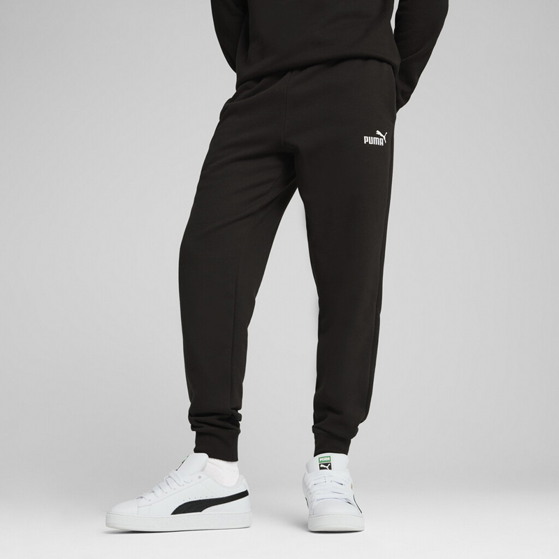 PUMA ESSENTIALS  NO. 1 LOGO SWEATPANTS FL CL (682606-01)ΑΝΔΡΙΚΟ ΠΑΝΤΕΛΟΝΙ ΦΟΡΜΑΣ ΜΑΥΡΟ
