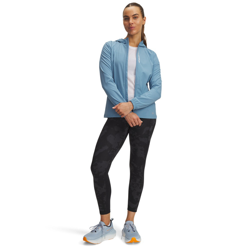 Under Armour UA Fly Fast Ankle Prt Tights II (1369772-009)ΓΥΝΑΙΚΕΙΟ ΚΟΛΑΝ Black/Reflective