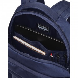 UNDER ARMOUR HUSTLE 6.0 BACKPACK (1384672-411)ΣΑΚΙΔΙΟ ΠΛΑΤΗΣ Midnight Navy/Midnight