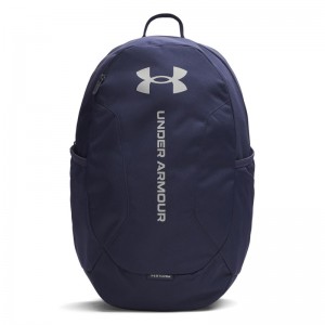 Under Armour Hustle Lite Backpack (6000399-410)ΤΣΑΝΤΑ ΠΛΑΤΗΣ 26 ΛΙΤΡΑ Midnight Navy/Steel Under Armour Hustle Lite Backpack (6000399-410)ΤΣΑΝΤΑ ΠΛΑΤΗΣ 26 ΛΙΤΡΑ Midnight Navy/Steel