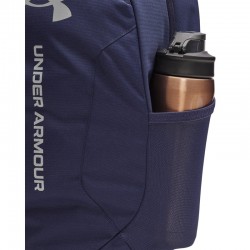 Under Armour Hustle Lite Backpack (6000399-410)ΤΣΑΝΤΑ ΠΛΑΤΗΣ 26 ΛΙΤΡΑ Midnight Navy/Steel