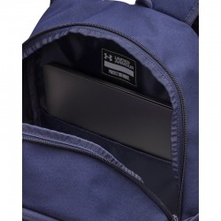 Under Armour Hustle Lite Backpack (6000399-410)ΤΣΑΝΤΑ ΠΛΑΤΗΣ 26 ΛΙΤΡΑ Midnight Navy/Steel