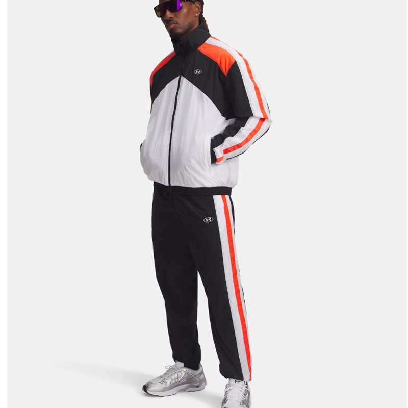 Under Armour Icon Woven Track Jacket (6003978-100)ΑΝΔΡΙΚΗ ΖΑΚΕΤΑ White/Black/White