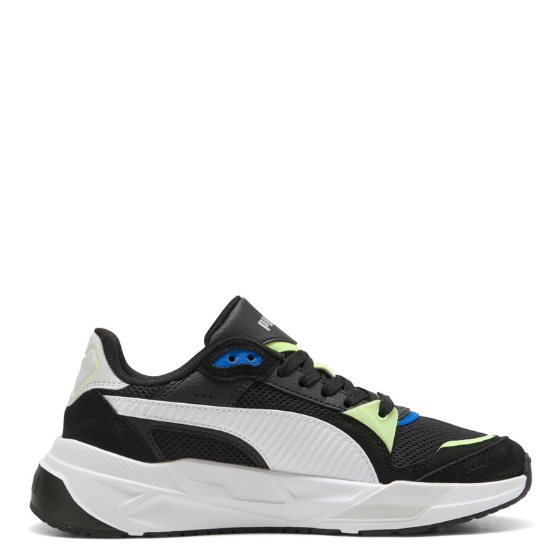 PUMA Trinity 2 JR (401490-08)ΠΑΙΔΙΚΑ ΠΑΠΟΥΤΣΙΑ ΛΕΥΚΟ/ΜΑΥΡΟ