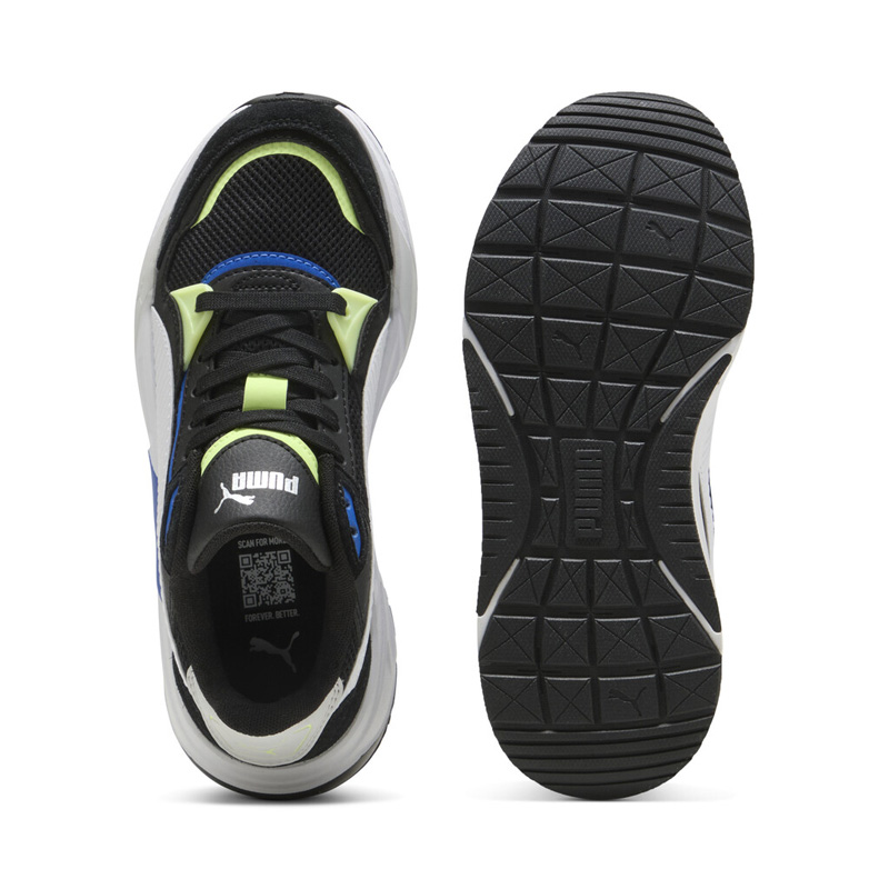 PUMA Trinity 2 JR (401490-08)ΠΑΙΔΙΚΑ ΠΑΠΟΥΤΣΙΑ ΛΕΥΚΟ/ΜΑΥΡΟ