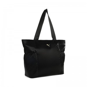 PUMA Up Shopper Bag (091291-04)ΓΥΝΑΙΚΕΙΑ ΤΣΑΝΤΑ Black/metallic gold