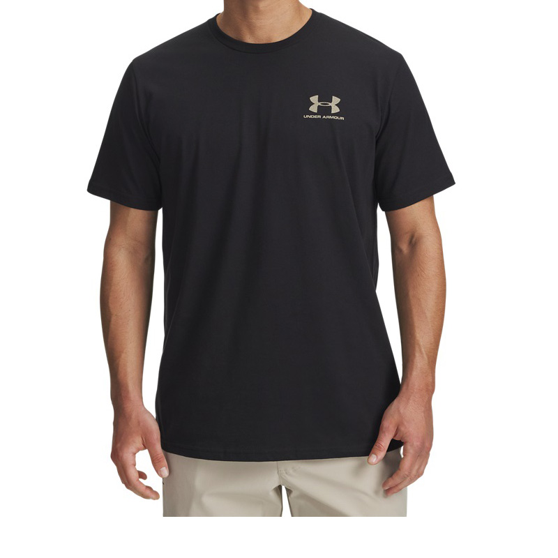 Under Armour Sportstyle Left Chest (1326799-003)ΑΝΔΡΙΚΟ T-SHIRT Black/City Khaki