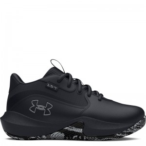 Under Armour Lockdown 7 GS (3028513-004)ΠΑΙΔΙΚΑ ΠΑΠΟΥΤΣΙΑ ΜΠΑΣΚΕΤ Black / Metallic Silver