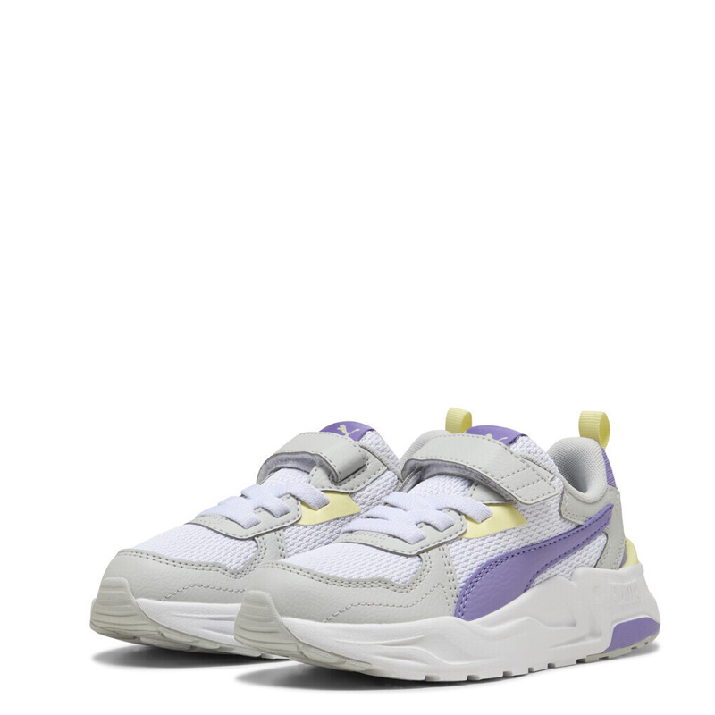 Puma Trinity Lite AC PS (391480-18)ΠΑΙΔΙΚΑ ΠΑΠΟΥΤΣΙΑ White / Lavender