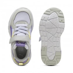 Puma Trinity Lite AC PS (391480-18)ΠΑΙΔΙΚΑ ΠΑΠΟΥΤΣΙΑ White / Lavender