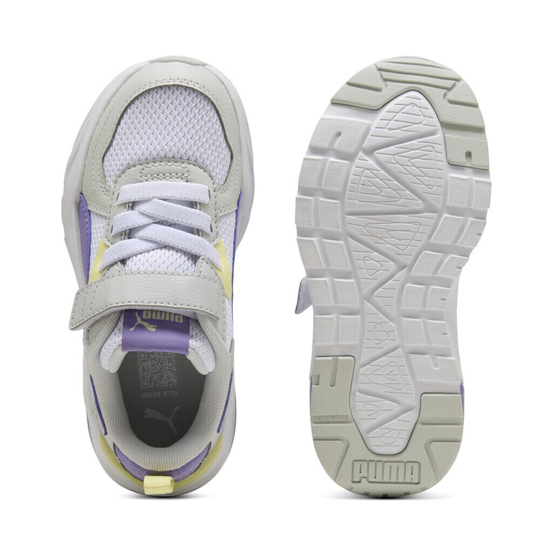 Puma Trinity Lite AC PS (391480-18)ΠΑΙΔΙΚΑ ΠΑΠΟΥΤΣΙΑ White / Lavender