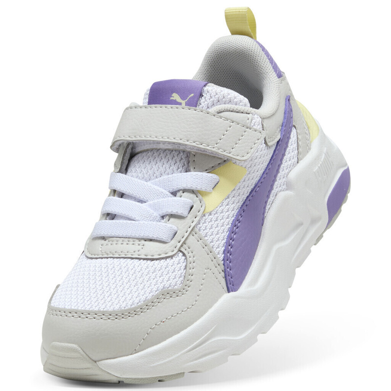 Puma Trinity Lite AC PS (391480-18)ΠΑΙΔΙΚΑ ΠΑΠΟΥΤΣΙΑ White / Lavender