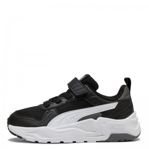 PUMA Trinity 2 LT AC+ PS (403704-02)ΠΑΙΔΙΚΑ ΠΑΠΟΥΤΣΙΑ ΜΑΥΡΟ/ΛΕΥΚΟ