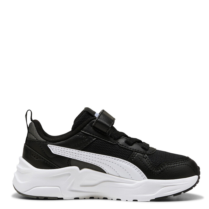 PUMA Trinity 2 LT AC+ PS (403704-02)ΠΑΙΔΙΚΑ ΠΑΠΟΥΤΣΙΑ ΜΑΥΡΟ/ΛΕΥΚΟ