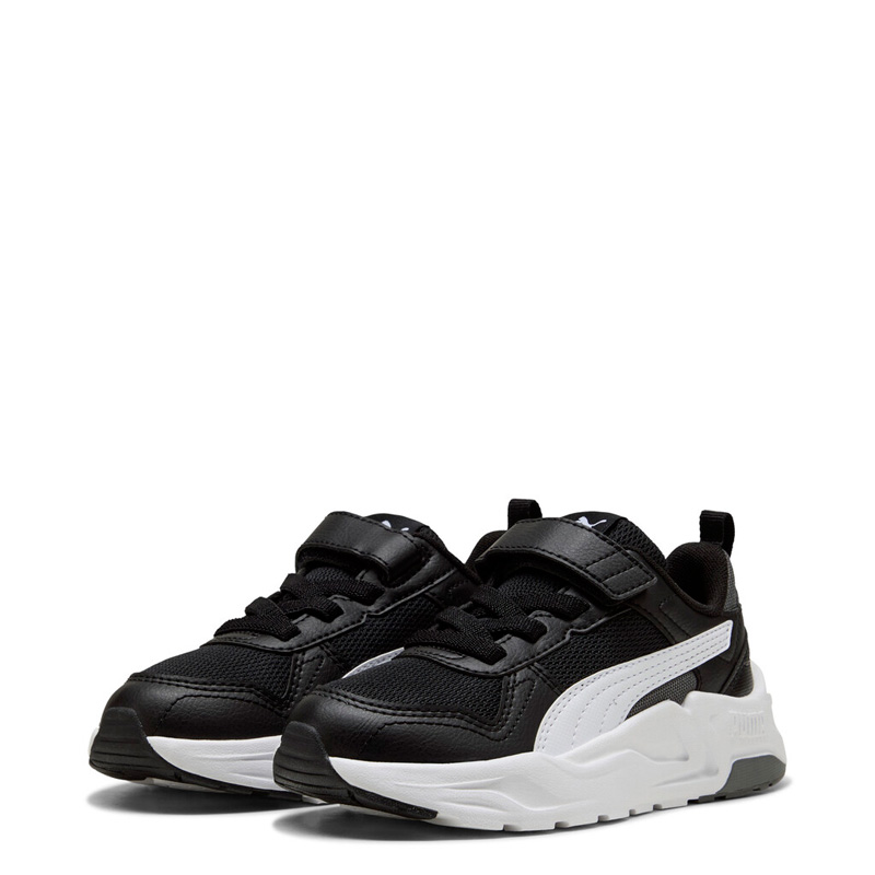 PUMA Trinity 2 LT AC+ PS (403704-02)ΠΑΙΔΙΚΑ ΠΑΠΟΥΤΣΙΑ ΜΑΥΡΟ/ΛΕΥΚΟ