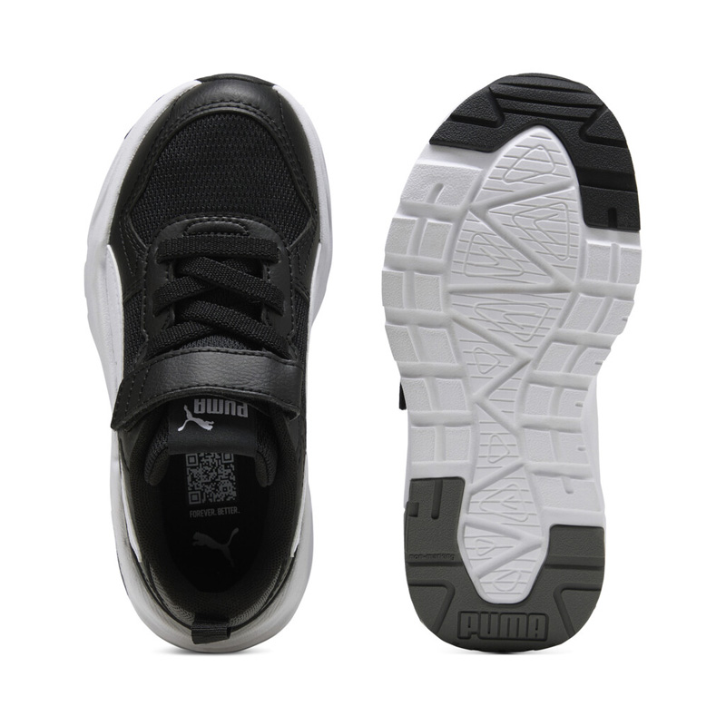 PUMA Trinity 2 LT AC+ PS (403704-02)ΠΑΙΔΙΚΑ ΠΑΠΟΥΤΣΙΑ ΜΑΥΡΟ/ΛΕΥΚΟ