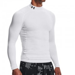 UNDER ARMOUR ColdGear® Compression Mock (1366072-100)ΑΝΔΡΙΚΗ ΜΠΛΟΥΖΑ ΛΕΥΚΗ