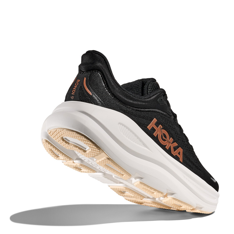 HOKA BONDI 9 WMNS (1162012-BRGL)ΓΥΝΑΙΚΕΙΑ ΠΑΠΟΥΤΣΙΑ RUNNING BLACK / ROSE GOLD