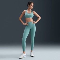 Nike Swoosh W NK SWSH LGT SPT BRA (DX6817-017)ΓΥΝΑΙΚΕΙΟ ΜΠΟΥΣΤΑΚΙ CANNON/WHITE