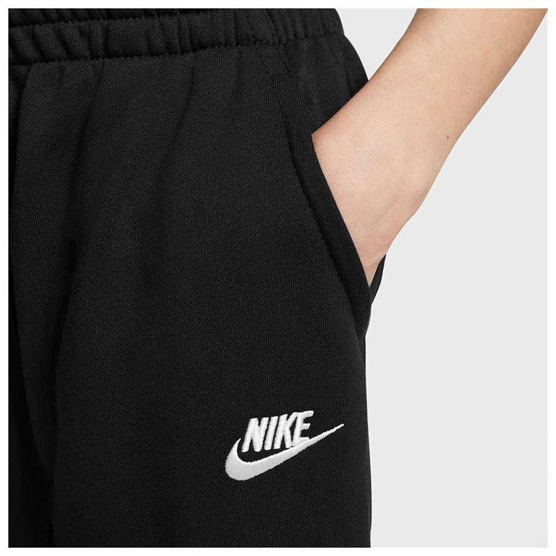 Nike Sportswear Club Fleece French Terry Joggers Pants (FD3019-010)Παιδικό παντελόνι φόρμας ΜΑΥΡΟ