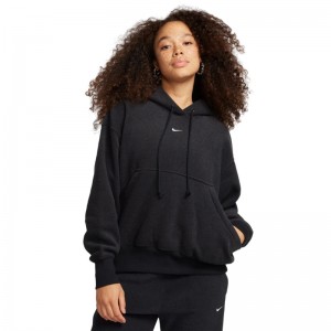 Nike Sportswear Phoenix Fleece Hoodie Γυναικείο (HF6839-010)ΜΑΥΡΟ