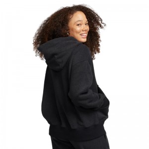 Nike Sportswear Phoenix Fleece Hoodie Γυναικείο (HF6839-010)ΜΑΥΡΟ
