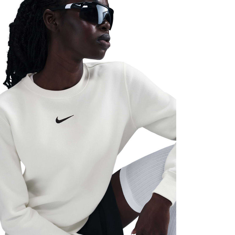 Nike Sportswear Phoenix Fleece Sweatshirt (DQ5751-133)SAIL/BLACK