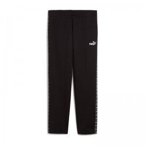 PUMA ESSENTIALS TAPE SWEATPANTS FLEECE WMNS (688098-01)ΓΥΝΑΙΚΕΙΟ ΠΑΝΤΕΛΟΝΙ ΦΟΡΜΑΣ ΜΑΥΡΟ