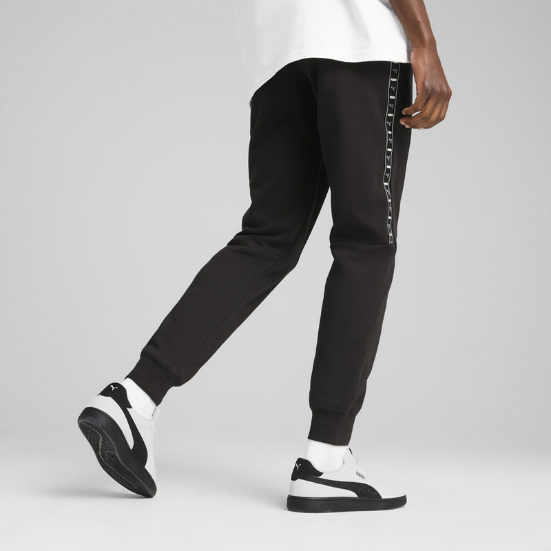 PUMA Essentials Tape Sweatpants Men (684679-01)ΑΝΔΡΙΚΟ ΠΑΝΤΕΛΟΝΙ ΦΟΡΜΑΣ ΜΑΥΡΟ