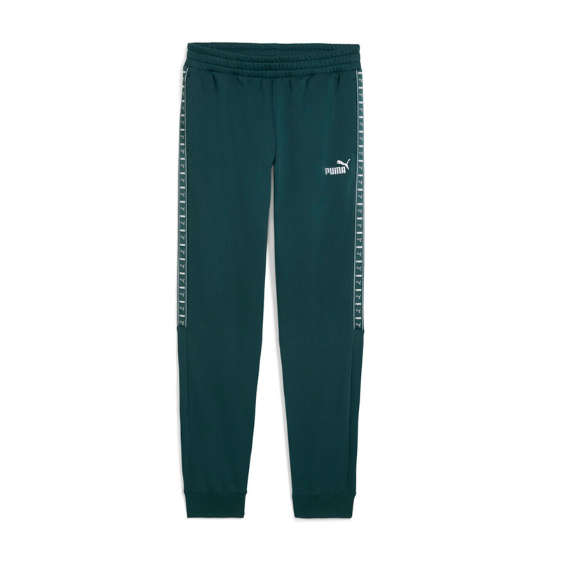 PUMA ESSENTIALS TAPE SWEATPANTS FLEECE (684679-75)ΑΝΔΡΙΚΟ ΠΑΝΤΕΛΟΝΙ ΦΟΡΜΑΣ ΠΡΑΣΙΝΟ