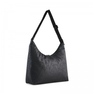 PUMA POP 7.5L Slouchy Hobo Bag (091709-04)ΓΥΝΑΙΚΕΙΑ ΤΣΑΝΤΑ Black-Script