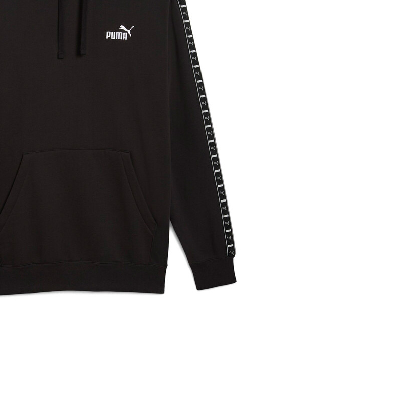 PUMA Essentials Tape Fleece Hoodie (684675-01)ΑΝΔΡΙΚΗ ΦΟΥΤΕΡ ΜΠΛΟΥΖΑ ΜΑΥΡΗ