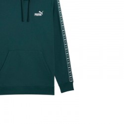 PUMA Essentials Tape Fleece Hoodie (684675-75)ΑΝΔΡΙΚΗ ΦΟΥΤΕΡ ΜΠΛΟΥΖΑ ΠΡΑΣΙΝΗ