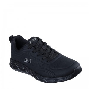 SKECHERS BOBS B Flex LΟ - Cool Ease (117715-BBK)ΓΥΝΑΙΚΕΙΑ ΠΑΠΟΥΤΣΙΑ ΜΑΥΡΑ