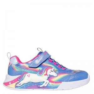 SKECHERS S Lights: Unicorn Chaser (302298L-BLMT)ΠΑΙΔΙΚΑ ΠΑΠΟΥΤΣΙΑ ΦΩΤΙΖΟΜΕΝΑ ΠΟΛΥΧΡΩΜΑ